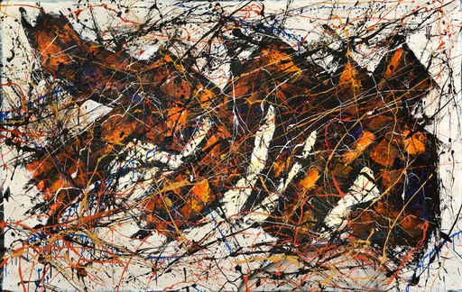 Jean-Jacques MARIE - Gemälde - Abstraction lyrique série A 566