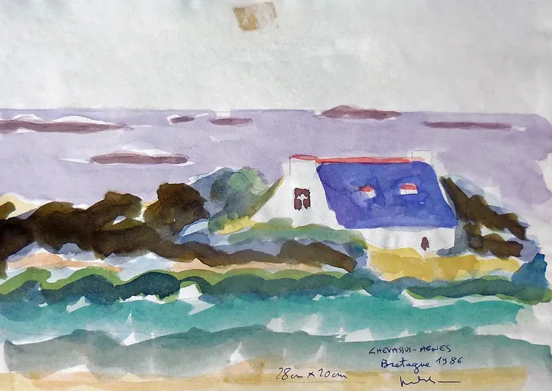 Get Maison au bord de locean Free