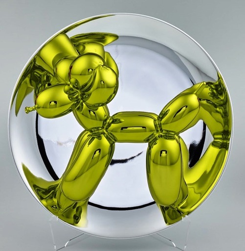杰夫·昆斯 - 陶瓷  - Balloon Dog yellow