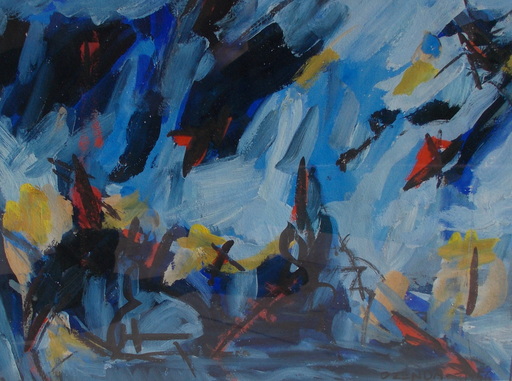 François OZENDA - Peinture - Abstrait