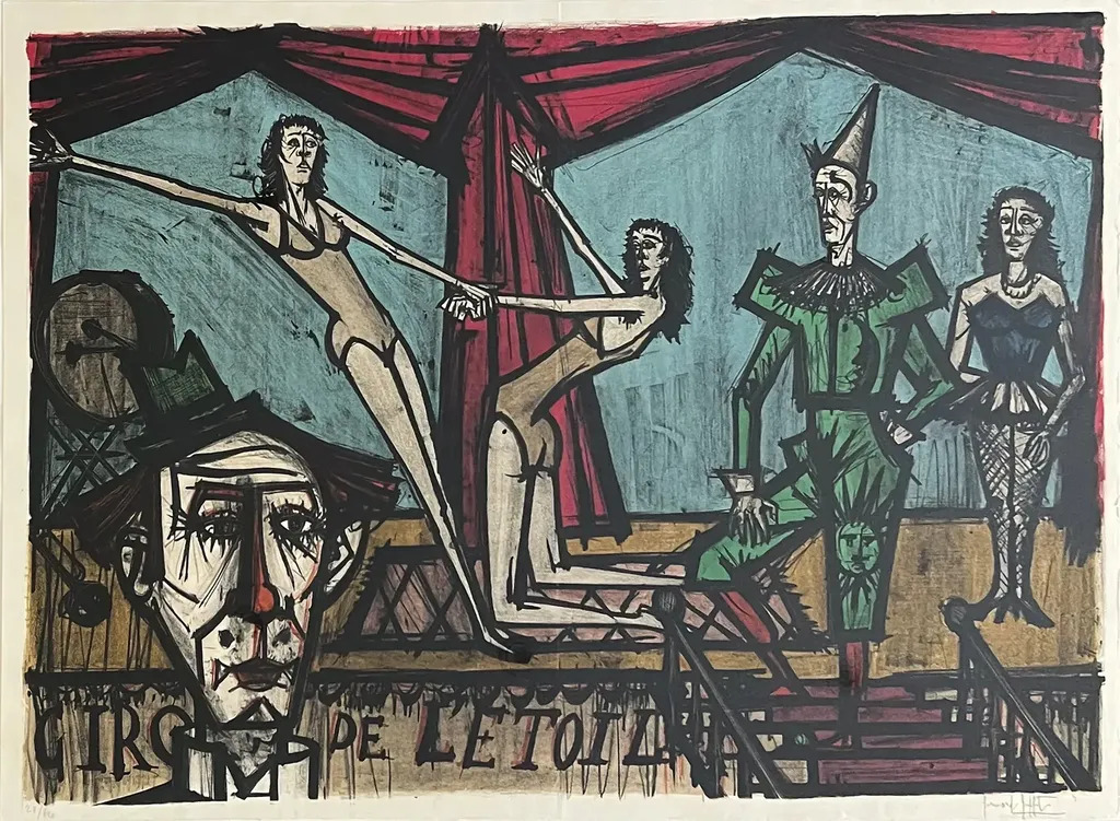 Le Cirque de l' Étoile by | Bernard BUFFET | buy art online | artprice