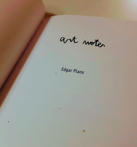 Edgar PLANS - Druckgrafik-Multiple - ART NOTES 2021