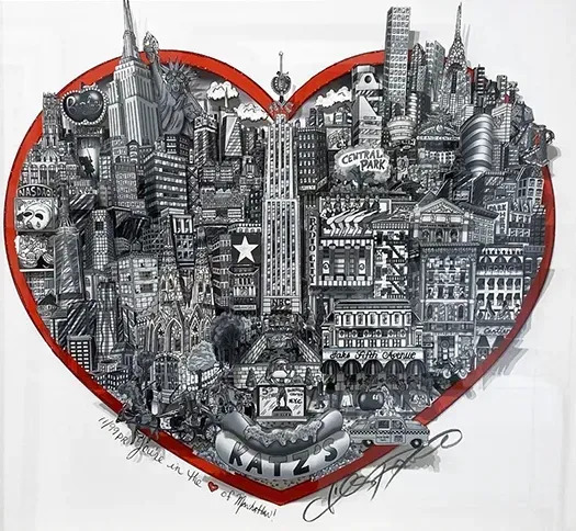 You're in the heart of Manhattan by | Charles FAZZINO | buy