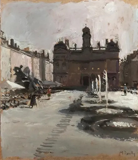 Marc DAILLY - Painting - Place des Terreaux