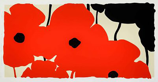 唐纳德•苏尔坦 - 版画 - Red Poppies