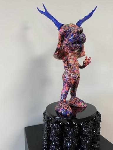 Michel SOUBEYRAND - Escultura - Dog cornus 
