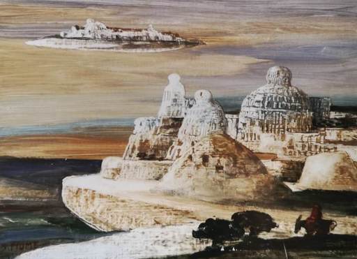 Salvatore FIUME - Gemälde - Isole di pietra
