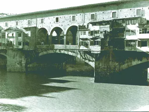 Paul  WOLFF & Alfred  TRITSCHLER - Fotografia - Florenz, Ponte Vecchio
