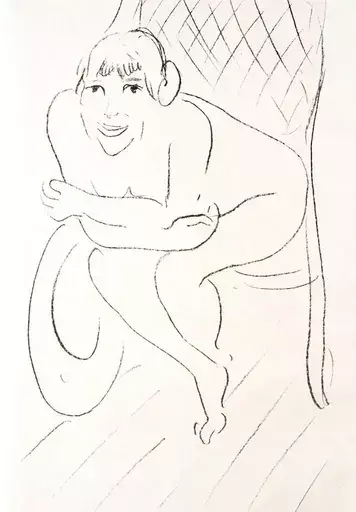 亨利·马蒂斯 - 版画 - Nu Au Rocking Chair
