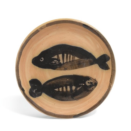 巴勃罗•毕加索 - 陶瓷  - Deux poissons