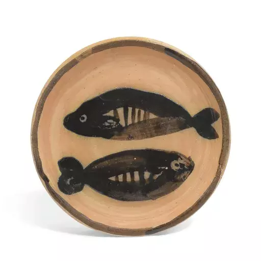Pablo PICASSO - Ceramic - Deux poissons