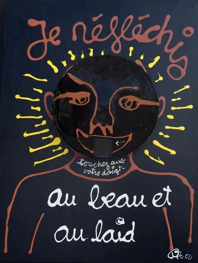 BEN - Escultura - Je réfléchis au beau et au laid 
