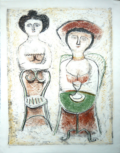 Massimo CAMPIGLI - Print-Multiple - Due donne