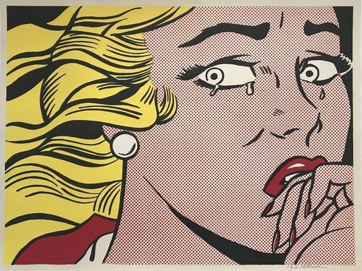 Roy LICHTENSTEIN - Print-Multiple - Crying Girl