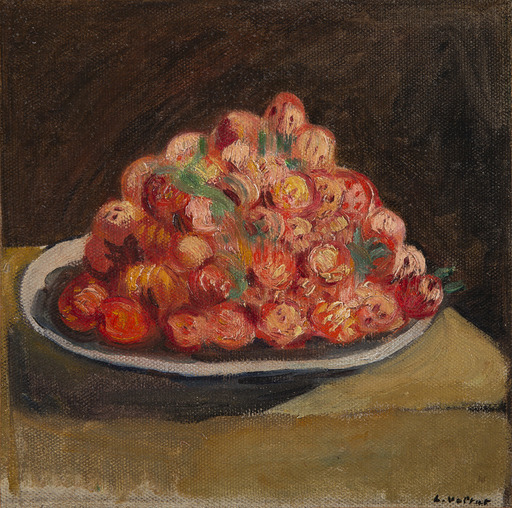 Louis VALTAT - Painting - Les fraises
