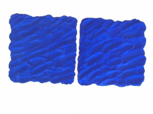 Pino PINELLI - Painting - 2 elementi blu 
