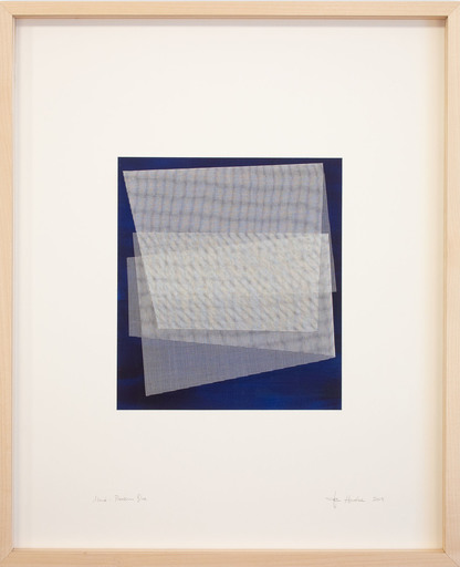 Tom HENDERSON - Disegno Acquarello - Moiré Prussian Blue