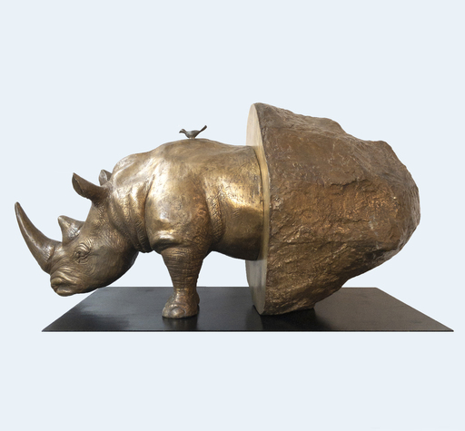 Stefano BOMBARDIERI - Skulptur Volumen - Rhino Stone