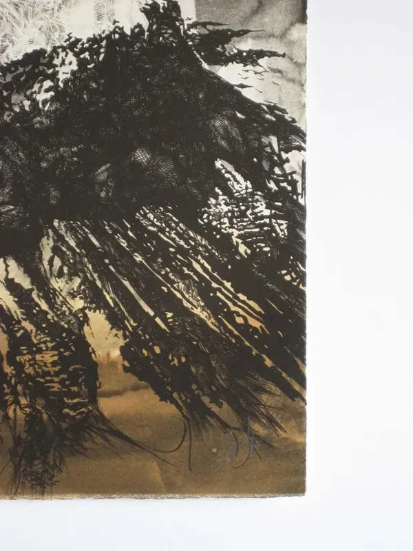 LITHOGRAPHIE SIGNÉ CRAYON HANDSIGNED LITHOGRAPH MASADA DAYAN Raymond