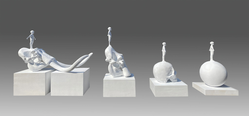 Stefano BOMBARDIERI - Skulptur Volumen - Balancing on the Past