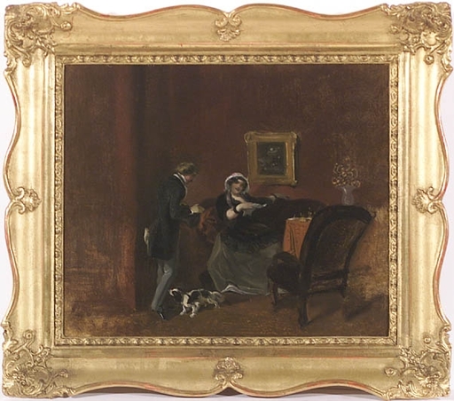 Painting - "Letter of Recommendation", early 19th Century