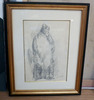 Isidro NONELL Y MONTURIOL - Drawing-Watercolor - Silhouette de femme