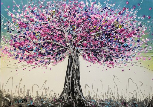 Evelina VINE - Painting - Wishes in Bloom