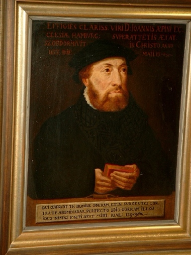 Ernest LADDEY - Peinture - Bildnis des Johannes Aepinus 