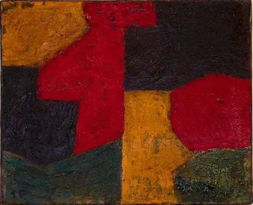 Serge POLIAKOFF - Painting - Composition (Ca.1963)