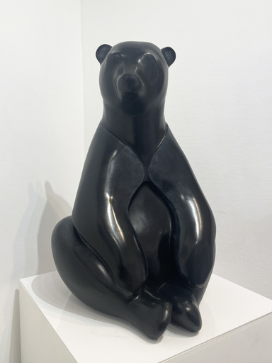 Brigitte TEMAN - Escultura - Ours au collier 