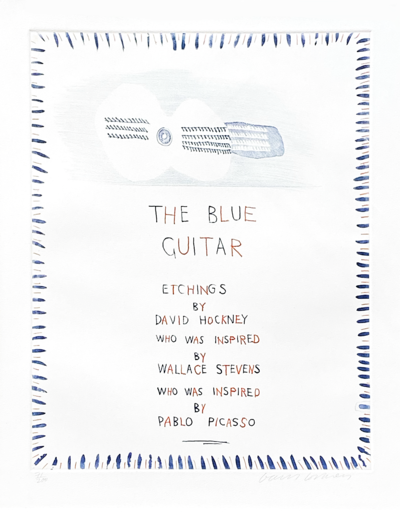 David HOCKNEY - Print-Multiple - The Blue Guitar 1
