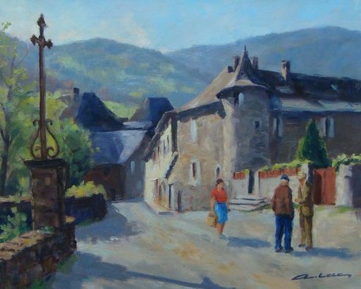 André LAC - Gemälde - Engomer en Ariège