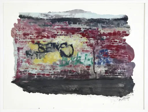 Philippe COGNÉE - Zeichnung Aquarell - Paysage urbain