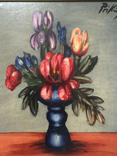 Franz PRIKING - Pittura - bouquet