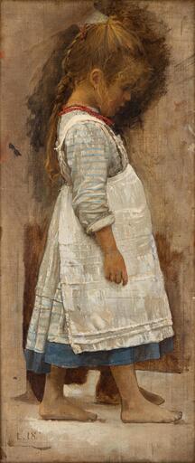 Luigi NONO - Painting - Il vestito bianco