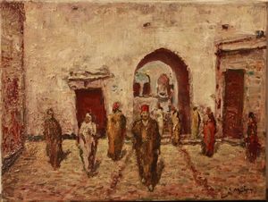 Samuel MÜTZNER - Painting - Marrakesh