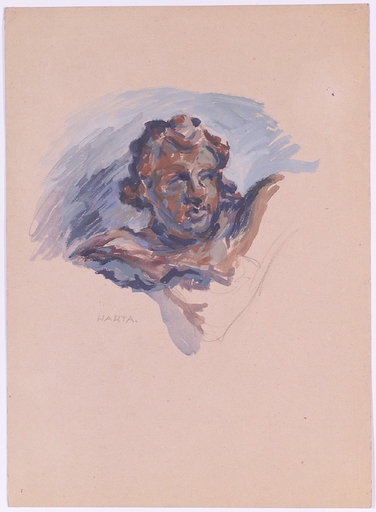 Felix Albrecht HARTA - Zeichnung Aquarell - Felix Albrecht Harta (1884-1967), Drawing, 1930s