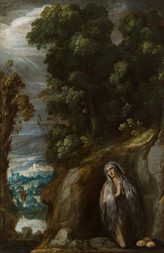 Francisco COLLANTES - Painting - Saint Mary of Egypt
