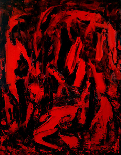 Patrick JOOSTEN - Peinture - Experimental Red N°2