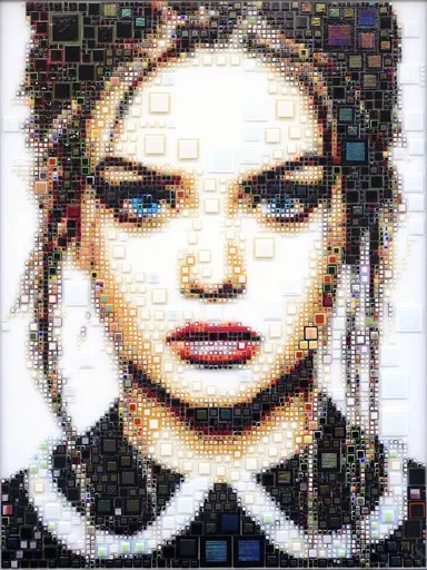 Isabelle SCHELTJENS - Painting - Valentino Girl