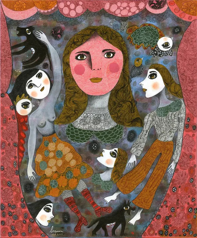 Mignonne Allons Voir Si La Rose De Claudine Marie Claire Loquen Compra De Arte Online Artprice