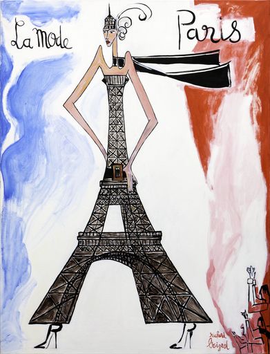 Richard BOIGEOL - Pintura - LA MODE PARIS