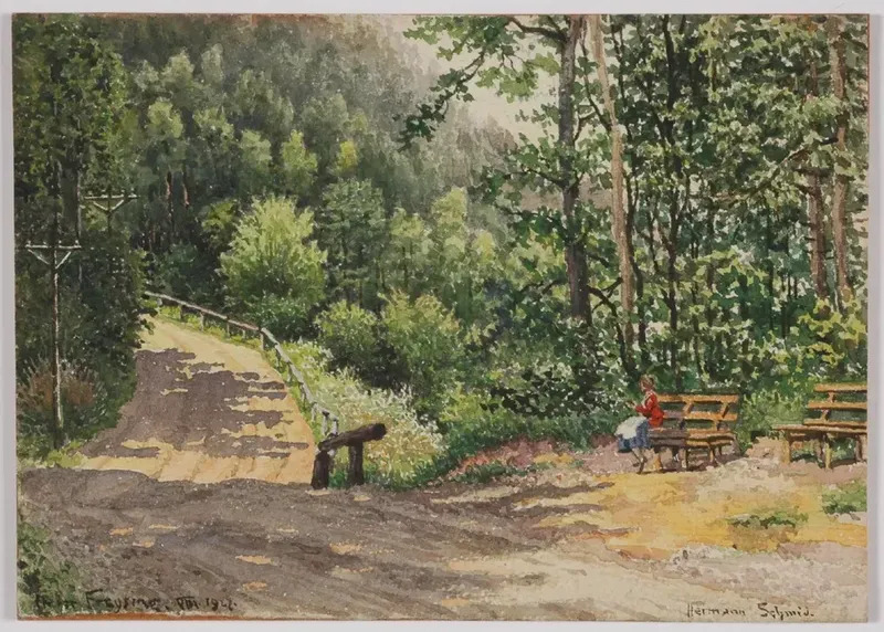 On Forest Road By Hermann Schmid By Hermann Schmid Buy Art Online Artprice On Forest Road By Hermann Schmid By Hermann Schmid Buy Art Online Artprice
