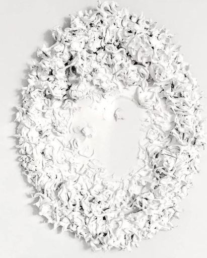 Flavio Tiberio PETRICCA - Painting - White tactile frame
