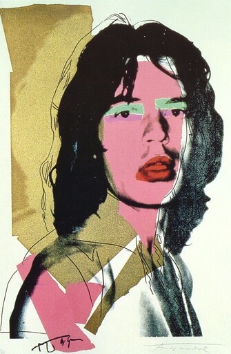 Andy WARHOL - Stampa-Multiplo - Mick Jagger