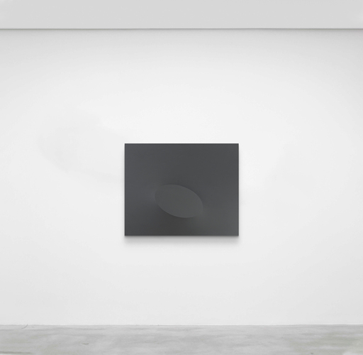 Turi SIMETI - Peinture - Un ovale grigio