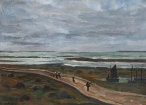Louis Robert ANTRAL - Pintura - L’ile de Sein