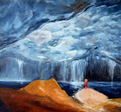 Christine DESPLANQUE - Pintura - L'orage