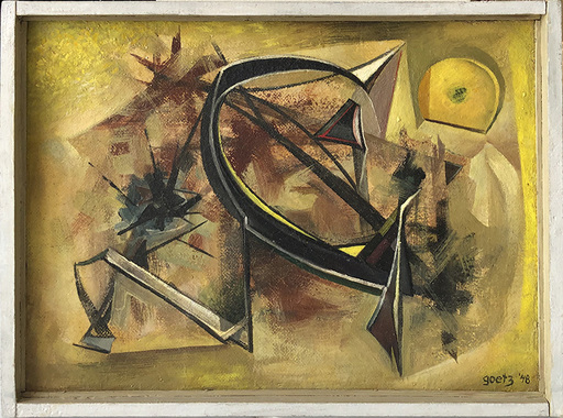 Henri GOETZ - Painting - Abstract Composition
