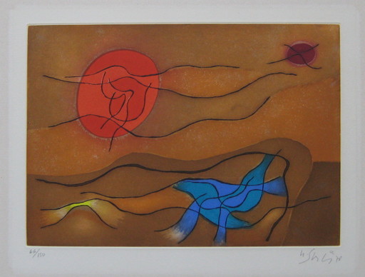 Gustave SINGIER - 版画 - GRAVURE 1978 SIGNÉE AU CRAYON NUM150 HANDSIGNED NUMB ETCHING